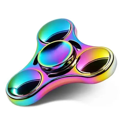 Stainless Steel 3-in-1 Fidget Spinner & Slider Combo