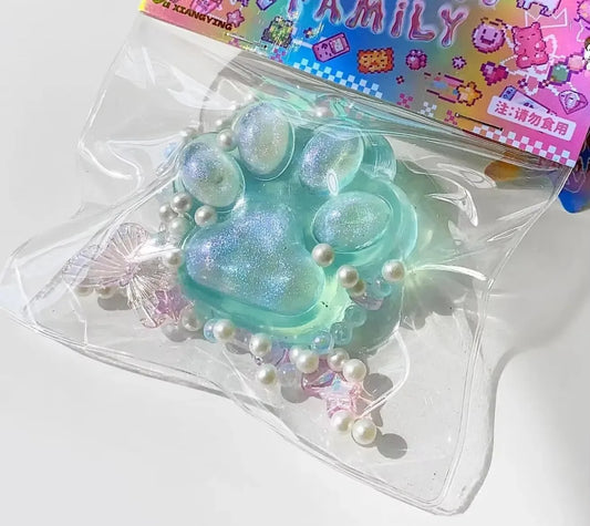 Funny Squishy Cat Paw Toy