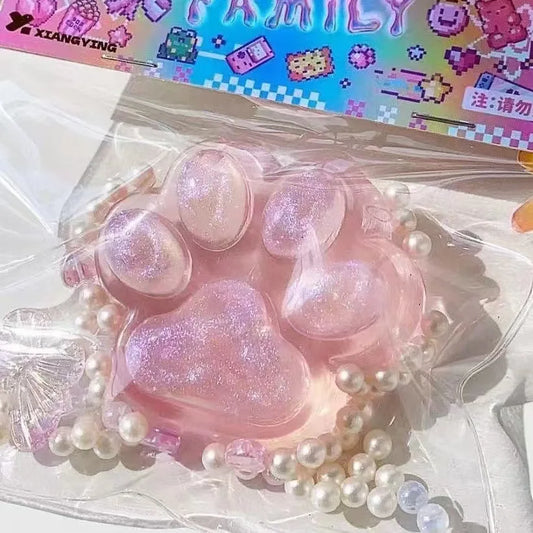 Funny Squishy Cat Paw Toy